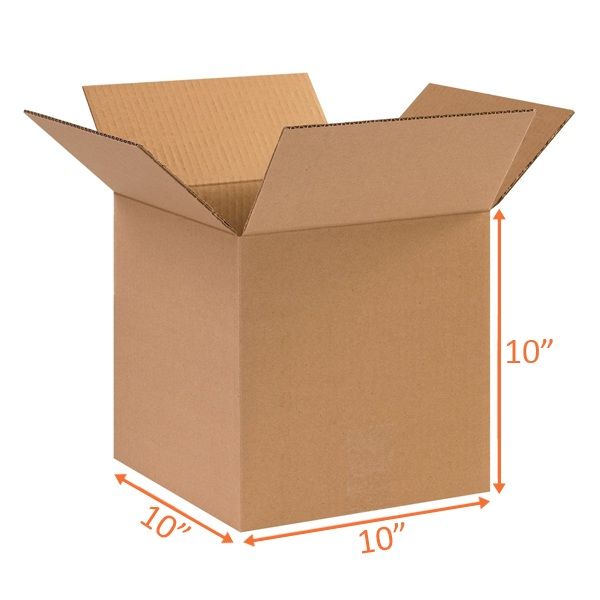 10x10x10 Double Wall Size Shipping and Packing Box Corrugated