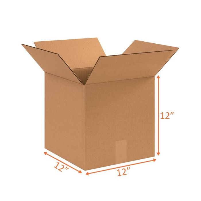 12x12x12 Size Shipping and Packing Box Corrugated