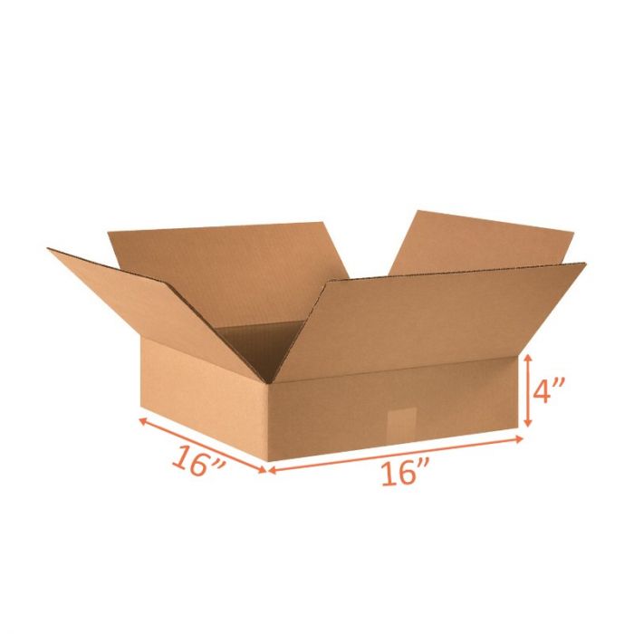 16x16x4 Sizes Shipping and Packing Box Corrugated