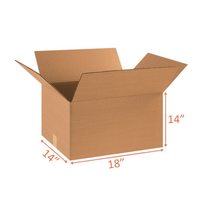 18x14x14 Size Shipping and Packing Box Corrugated