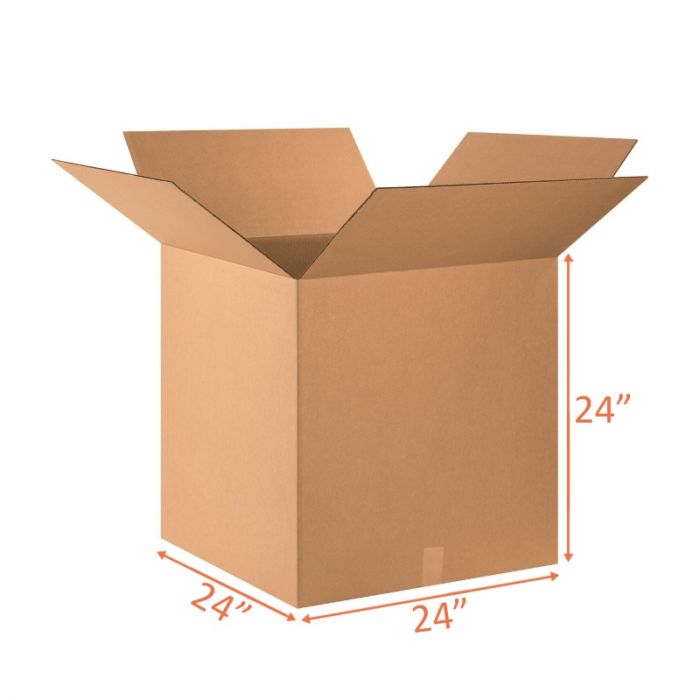 24x24x24 Size Shipping and Packing Box Corrugated