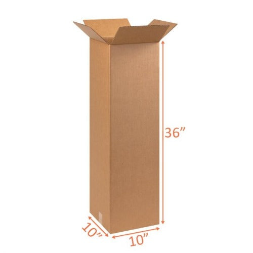 10x10x36 Size Shipping and Packing Box (2 Pack)