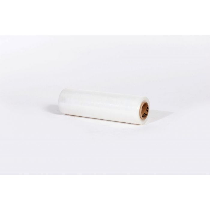 Stretch Film 18" x 1000ft 120 Gauge- Rolled for Use by Hand - Pallet Wrap