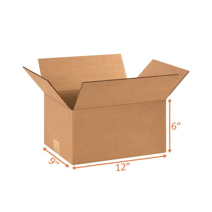 12x9x6 Size Shipping and Packing Box (5 Pack)