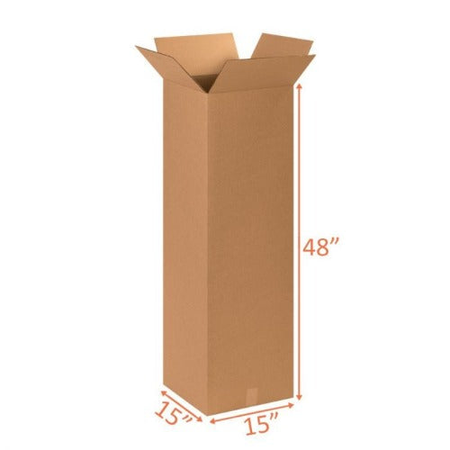 15x15x48 Size Shipping and Packing Box (2 Pack)