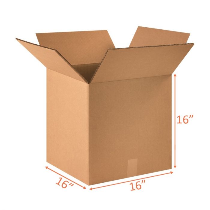 16x16x16 Double Wall Shipping and Packing Box (2 Pack)