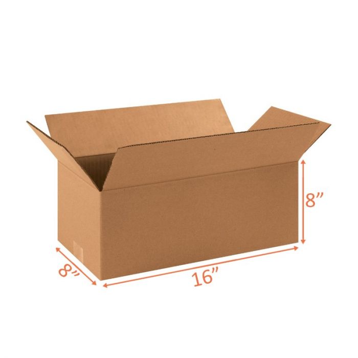 16x8x8 Shipping and Packing Box (5 Pack)