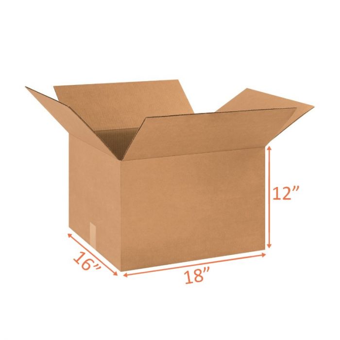 18x16x12 Size Shipping and Packing Box (2 Pack)