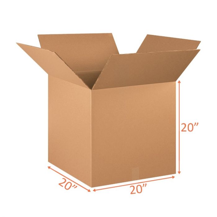 20x20x20 Double Wall Shipping and Packing Box (2 Pack)