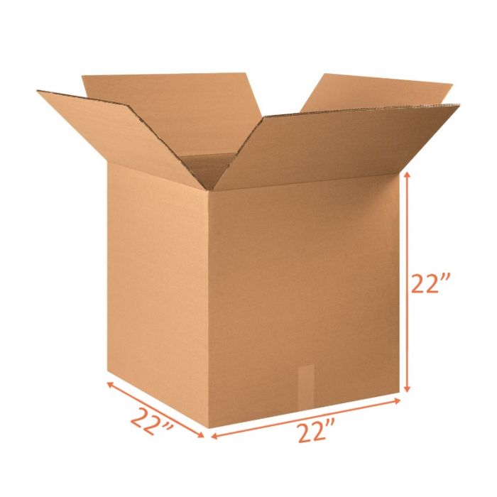 22x22x22 Size Shipping and Packing Box (2 Pack)