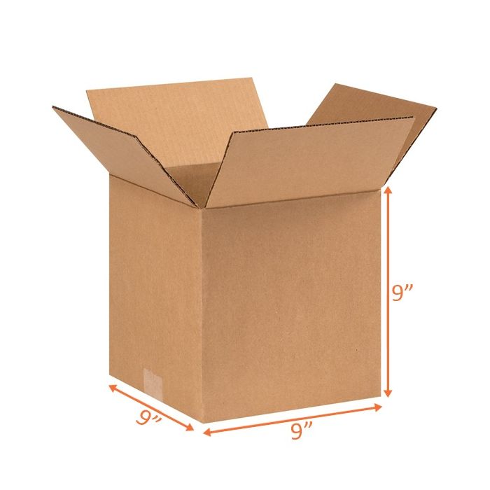 9x9x9 Size Shipping and Packing Box (5 Pack)