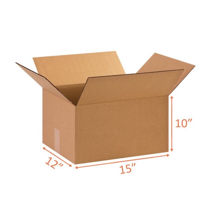 15x12x10 Shipping and Packing Box Corrugated