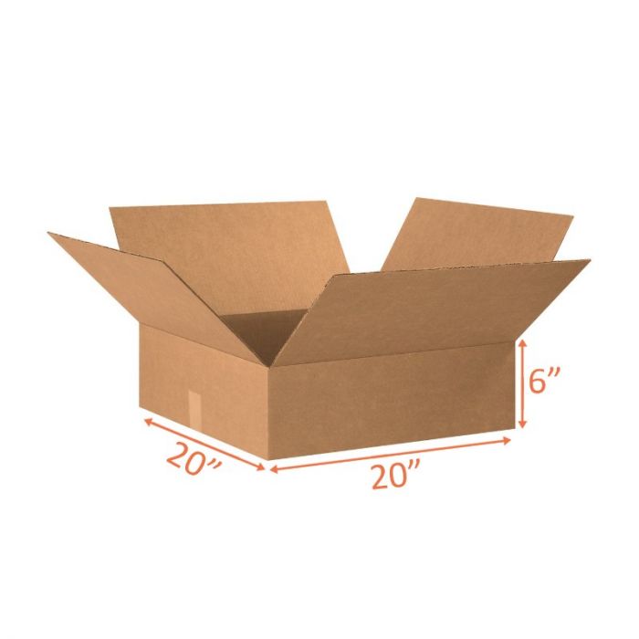 20x20x6 Size Shipping and Packing Box Corrugated