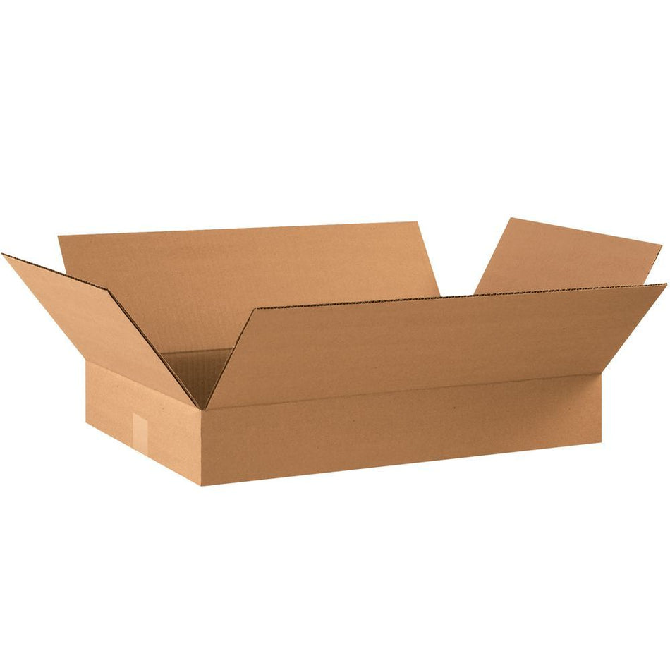 22x14x4 Flat Shipping and Packing Box Corrugated