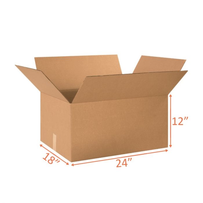 24x18x12 Shipping and Packing Box Corrugated