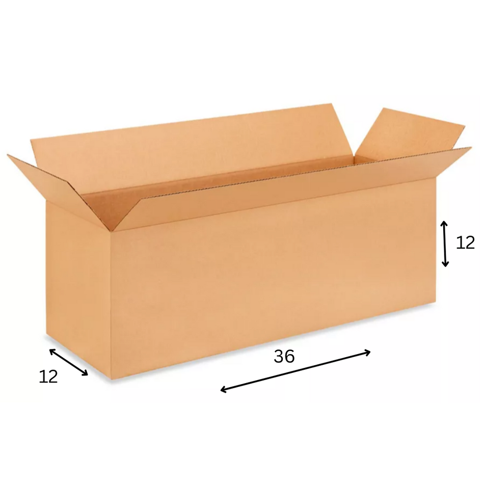 36x12x12 Size Shipping and Packing Box Corrugated