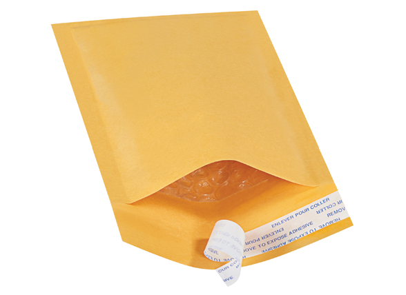 5x10" Self-Seal Envelope Bubble Mailers #00 - 250 Pack